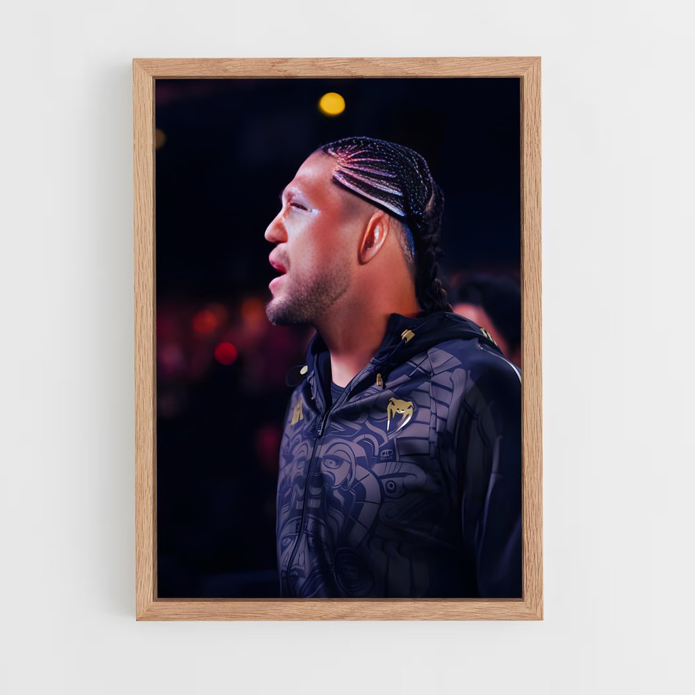 Poster Brian ortega dreadlocks – affiche MMA (vue 4)